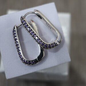 Women's Square Hoop Earrings